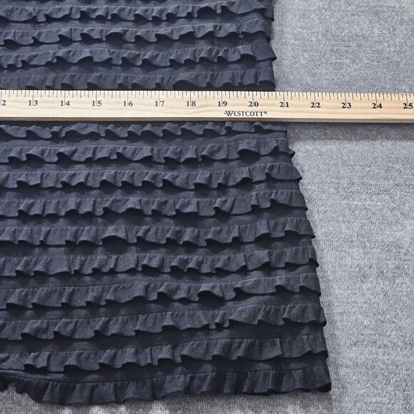 Top Womens 2X Lot Of 2 Black Burgundy Torrid Laura Ruffles Lined Lace Boho Party - Picture 9 of 15